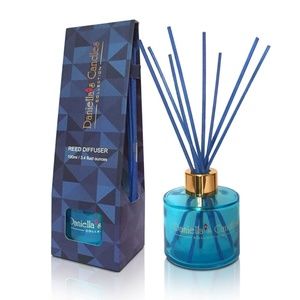 Reed Diffuser Set 100ML Blue by Daniella's Candles